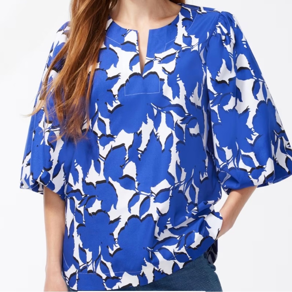 Chico’s No Iron Stretch Pullover Top